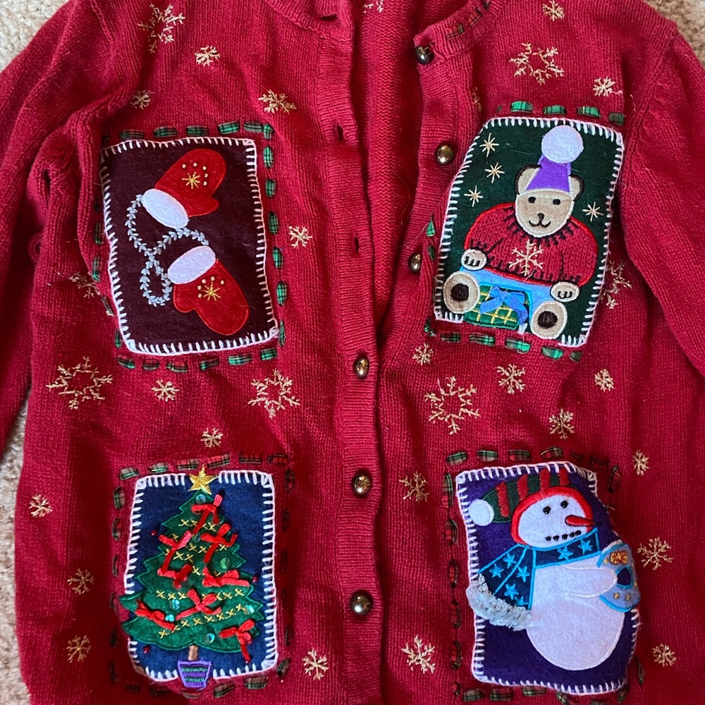 ugly christmas sweater - Picture 3 of 4